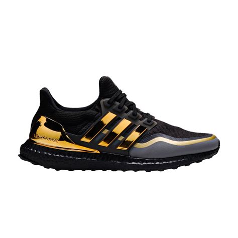 Adidas men's gold slippers